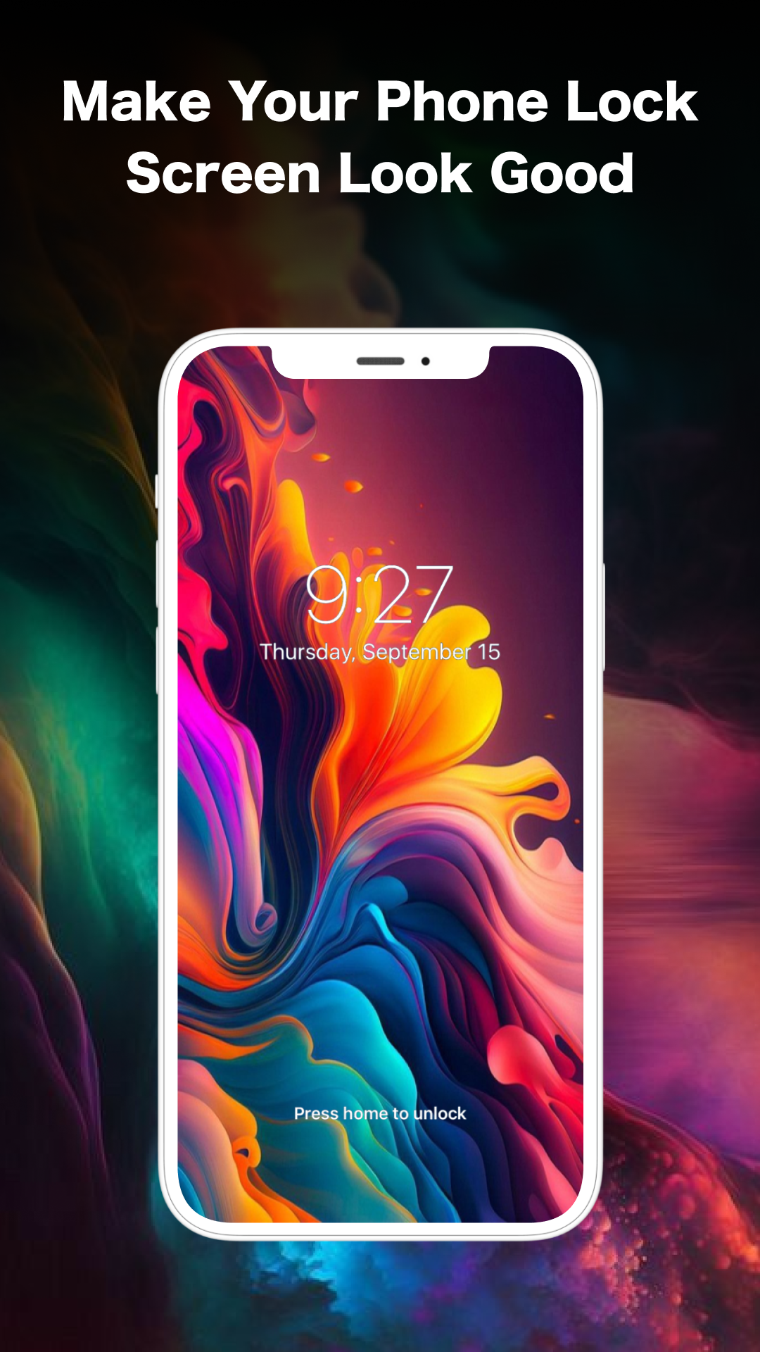 Fluid Wallpaper screen showing wallpaper customization options